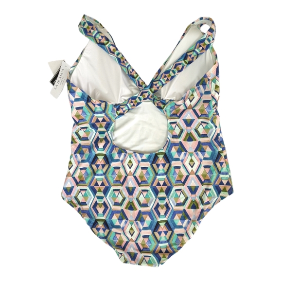 La Blanca Riviera Cross Back One-Piece Swimsuit 20W - Picture 6 of 13